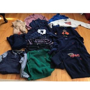 Boys Shirt & Sweater Set-15 items! Ralph Lauren